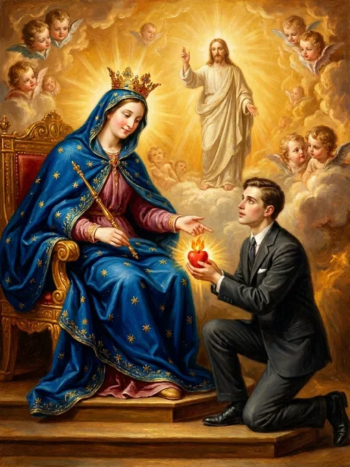 Imagen alusiva al día 9 de la novena